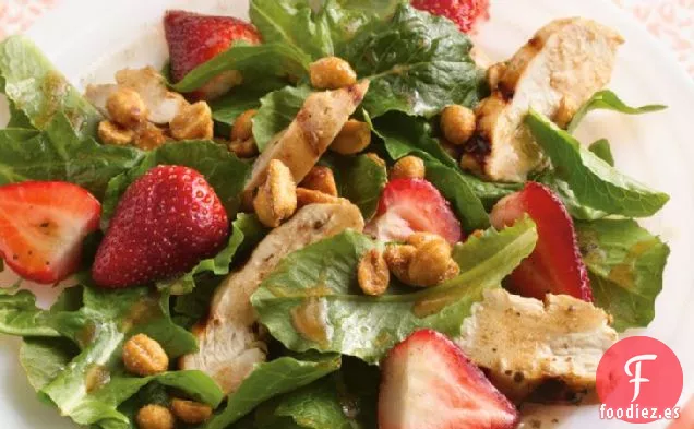 Ensalada de Pollo Balsámico a la Parrilla