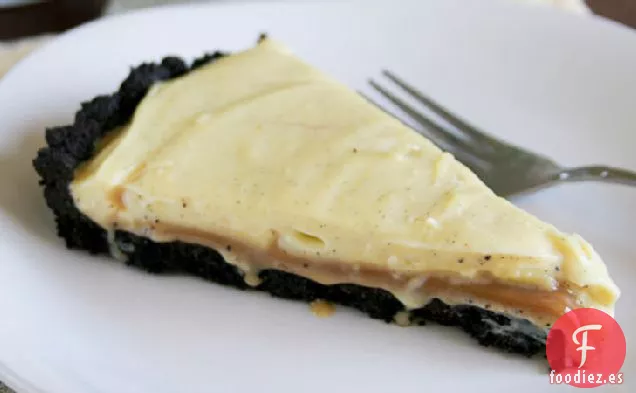 Tarta de Crema de Vainilla y Caramelo Salado