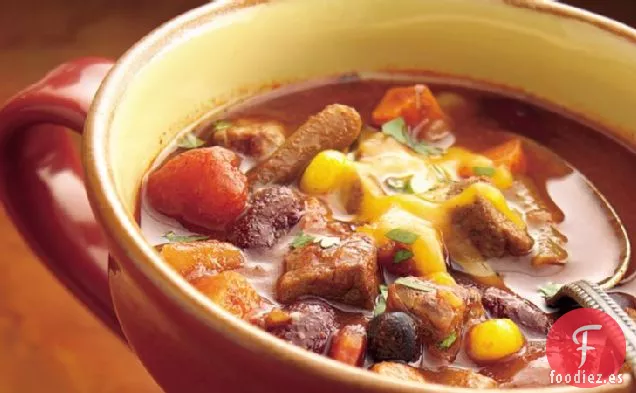 Chile de Carne y Verduras de Cocción Lenta