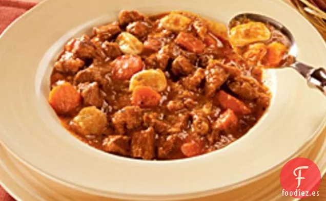 Estofado De Carne Con Albóndigas De Mostaza
