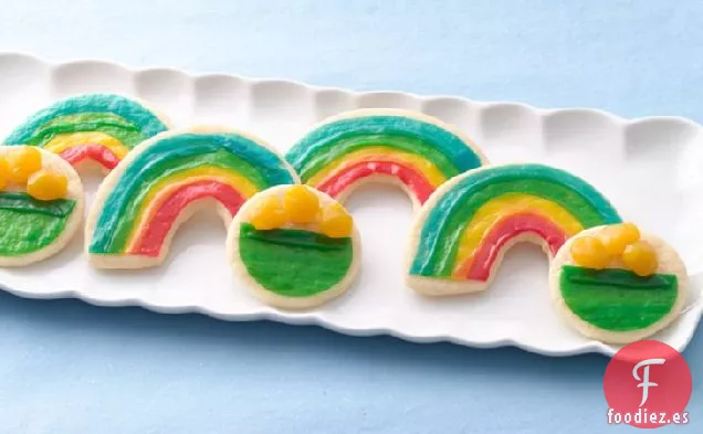 Galletas de Arco Iris y Olla de Oro