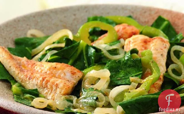 Pescado y Berza