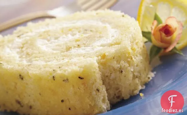 Rollo de Pastel de Romero y Limón