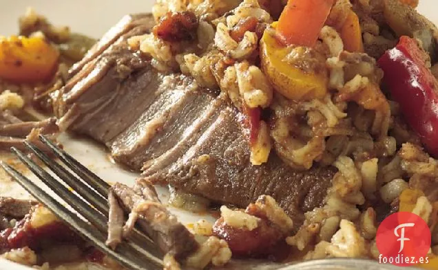 Carne Tex-Mex de cocción lenta y Arroz