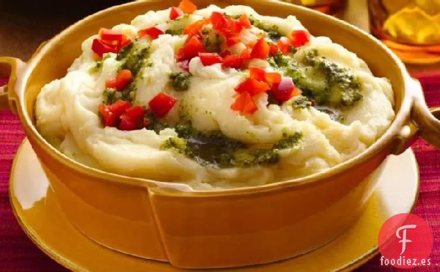 Puré de Patatas Asiago-Pesto