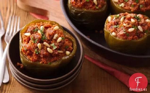 Pimientos Rellenos de Cuscús de Cocción Lenta
