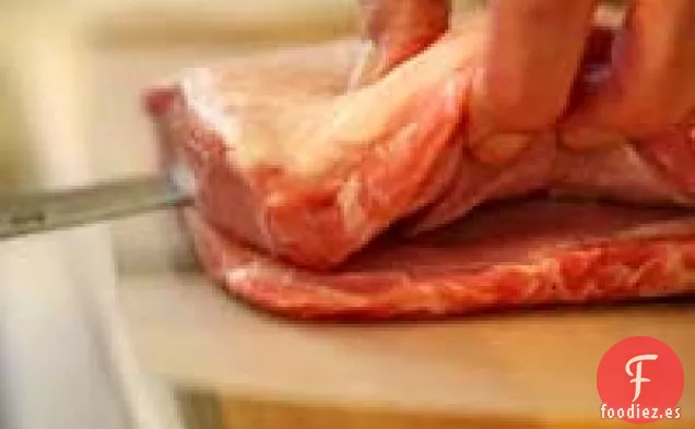 Asado de Cerdo Relleno de Manzana y Arándano