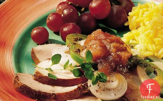 Pavo Jamaiquino a la Parrilla