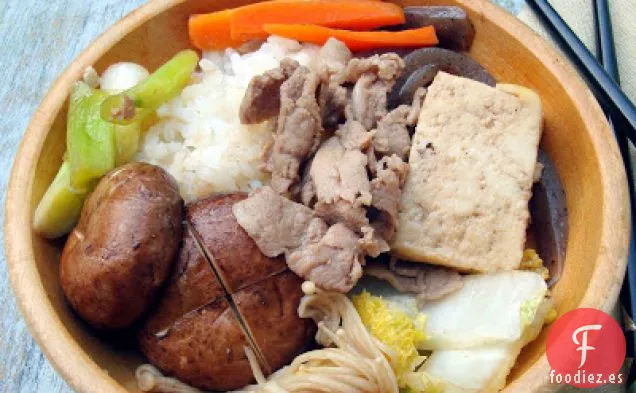 Sukiyaki de Cerdo