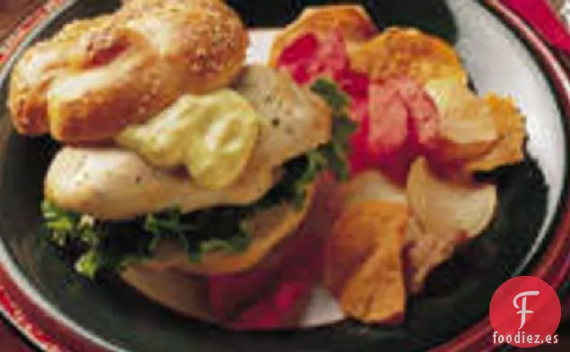 Sándwiches de Pollo al Curry