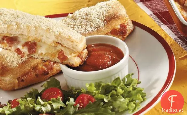 Pizza en Pan con Grumos