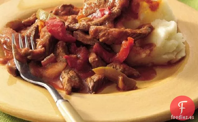 Carne Italiana sin Gluten con Puré de Patatas