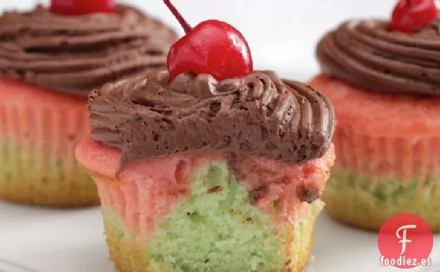 Italiano Spumoni Cupcakes