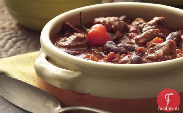 Chile de Carne de Res Abundante de Cocción Lenta