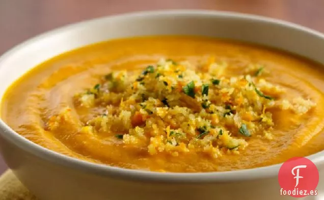 Sopa Cremosa de Zanahoria con Especias