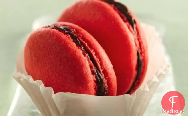Macarrones Franceses con Ganache de Chocolate Agridulce