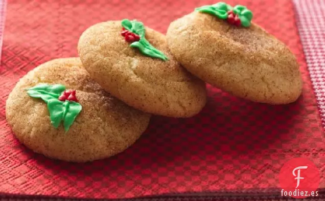 Snickerdoodles de Navidad Fáciles