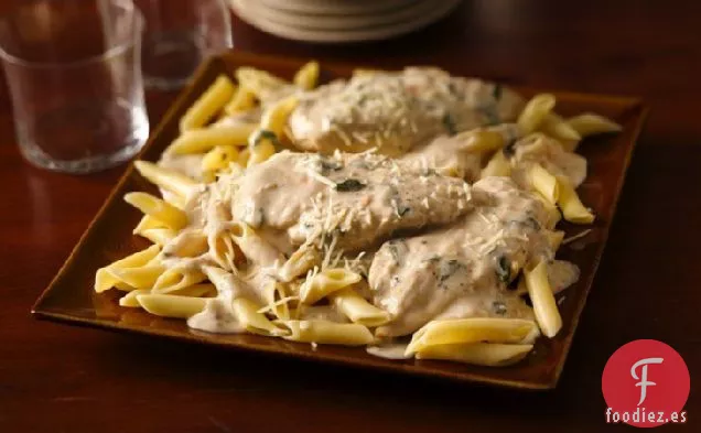 Pollo Cremoso con Albahaca