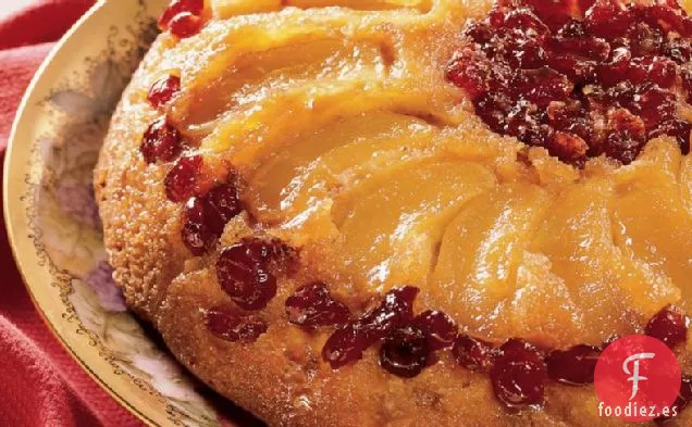 Tarta Invertida de Manzana y Arándano
