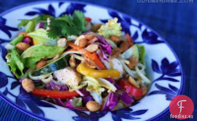 Ensalada Tailandesa de Fideos de Maní