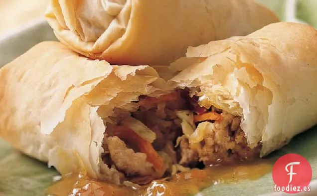 Rollos de Huevo Filo Fáciles