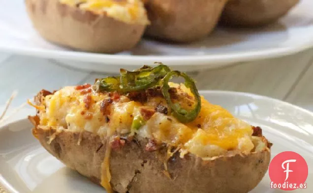 Papas Salteadas de Jalapeño Dos Veces al Horno