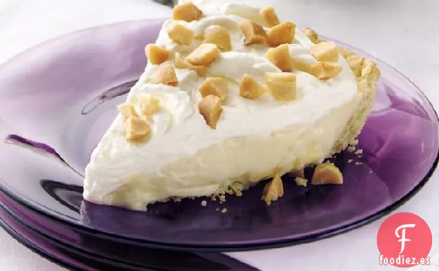 Tarta de Crema de Nuez y Plátano de Macadamia