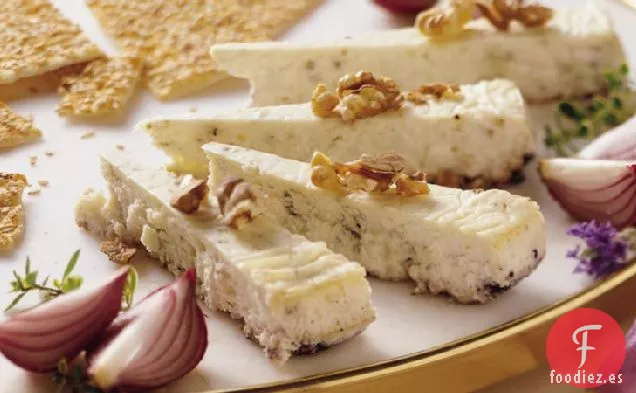 Tarta de Queso Gorgonzola con Nueces Tostadas