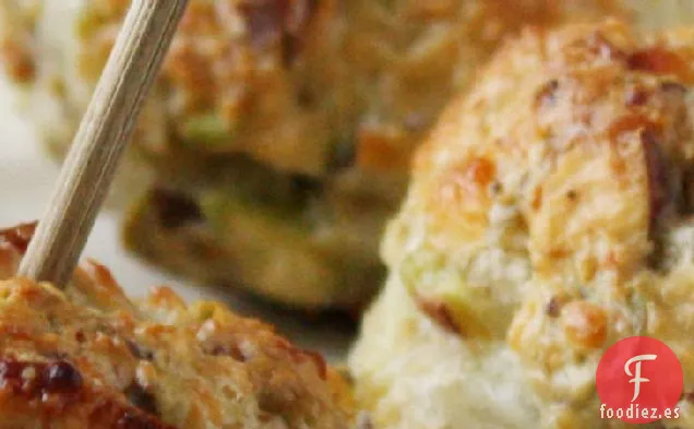 Bolas de Queso Cheddar Blanco Pistacho