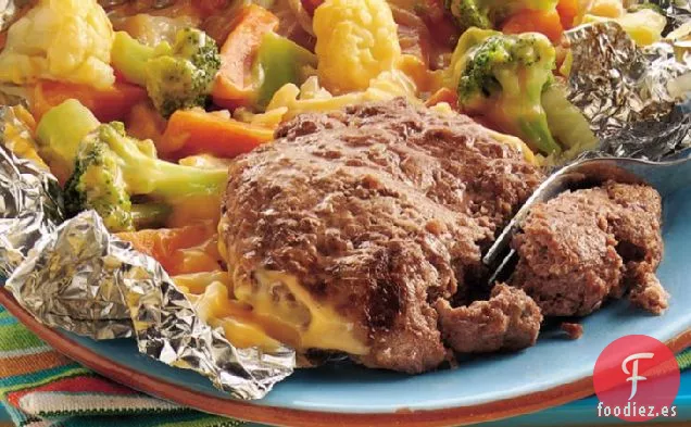 Paquetes de Hamburguesa a la Parrilla y Papel Vegetal