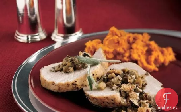 Asado de Cerdo Relleno de Setas Silvestres