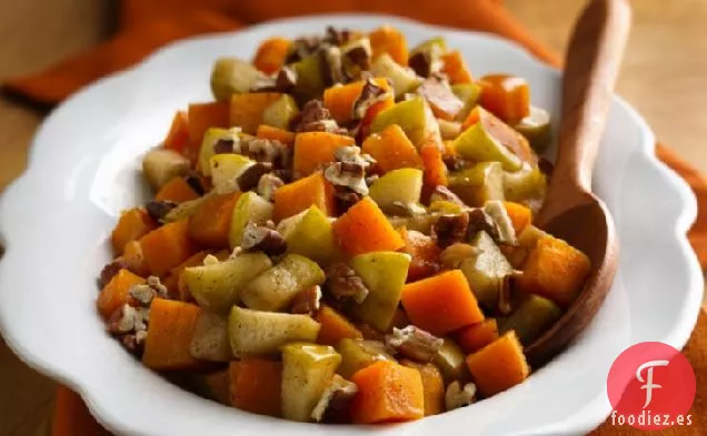 Calabaza al Horno con Manzanas