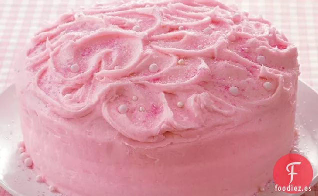 Pastel de Capa de Champán Rosa