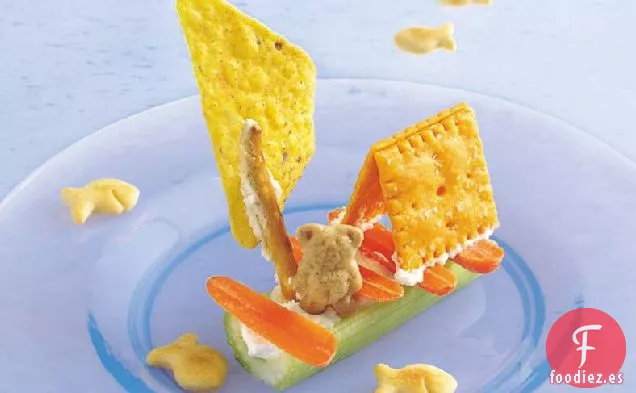 Snacks de Balsa de Oso de Peluche de Huck Finn
