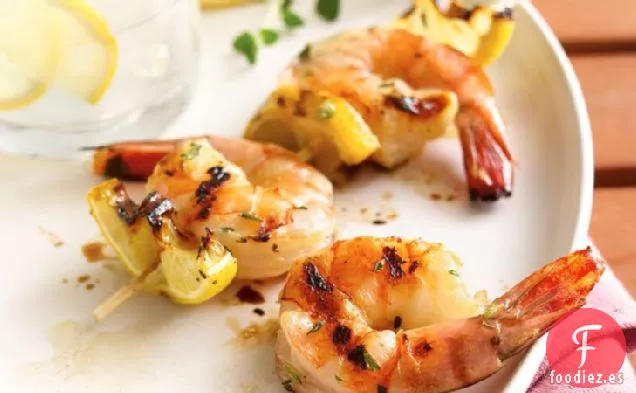 Camarones a la Parrilla con Hierbas y Miel