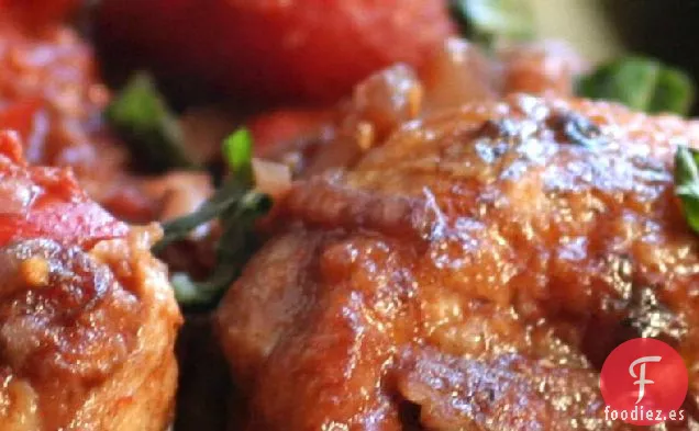Cacciatore de Pollo con Vino Tinto