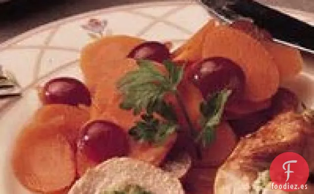 Zanahorias Ácidas con Uvas