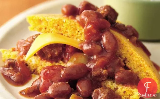 Pilas de Chile de Pan de Maíz
