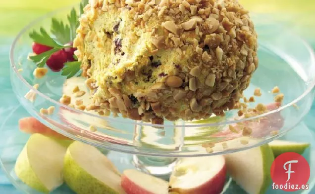 Bola de Queso al Curry con Fruta