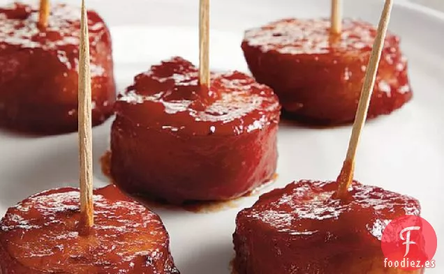 Salchichas de Cóctel Bourbon de Cocción Lenta