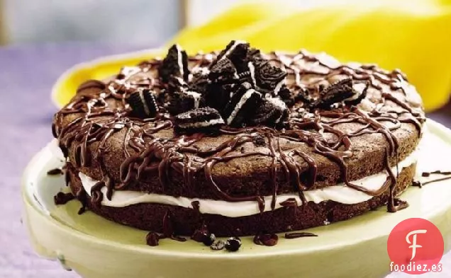 Pastel de Galletas Tipo Sándwich de Chocolate