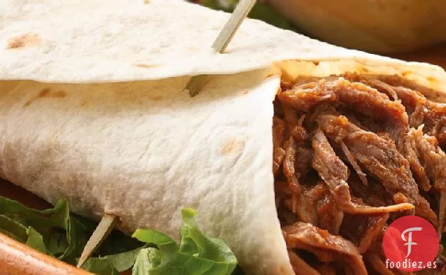 Burritos de Cerdo del Suroeste de Cocción Lenta