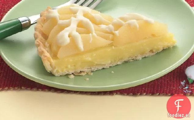 Tarta de Crema de Pera y Jengibre
