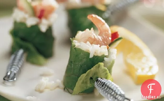 Rollos de California de Camarones al Limón