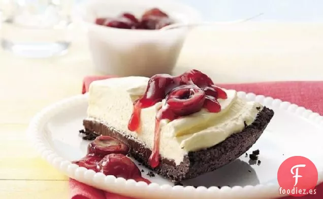 Tarta de Helado de Cereza y Chocolate