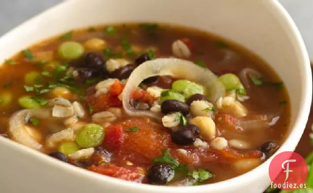 Sopa de Frijoles y Cebada