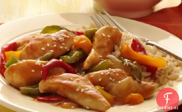Pollo con Sésamo