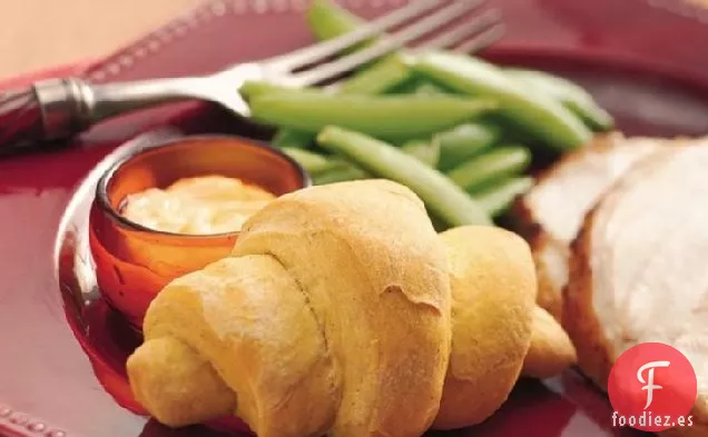 Medias Lunas de Calabaza para la Cena