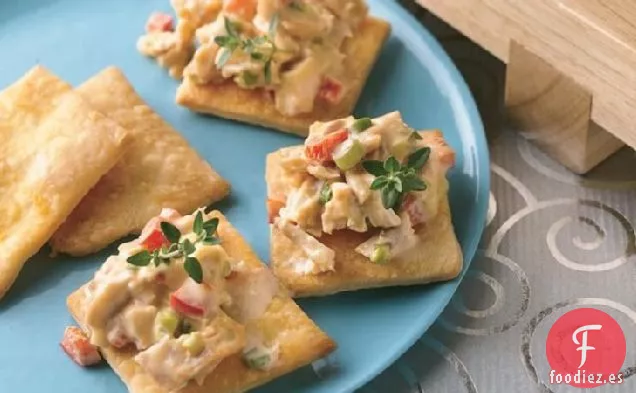 Aperitivos de Ensalada de Pollo Tailandés