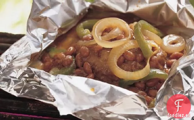 Paquetes de Frijoles y Hamburguesas a la Parrilla del Viejo Oeste